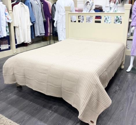 Покрывало вафельное "QUALITY" 200х240, бежевый