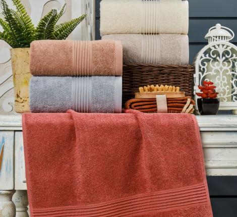 Набор махровых полотенец "PHILIPPUS" 50*90 (1/6 ) COLESSIUM COTTON (EA73) LORA