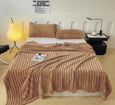 Плед "Cristelle" Stripe premium CST1520-03 Фланель, 150x200