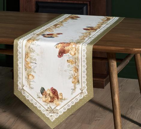 Дорожка с пропиткой "ЗОЛОТАЯ КУРОЧКА", 45х145 см