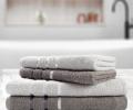 Набор полотенец AKAY "GRACY" 4 шт. (50*80-2, 70*130-2), тёмно-серый/светло-серый