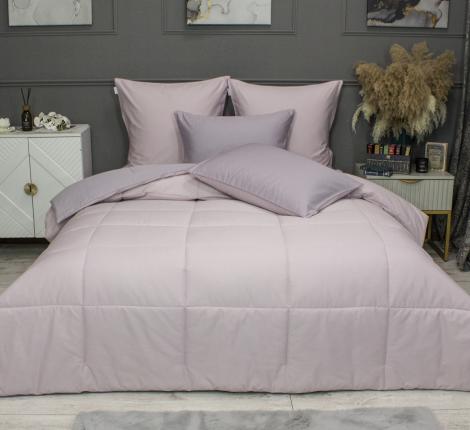 Постельное белье с одеялом "Kazanov.A." Шеффилд (лаванда жемчуг пудра) Сатин, Евро