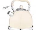Чайник со свистком "ТЮДОР", 3,0 л (молочный)