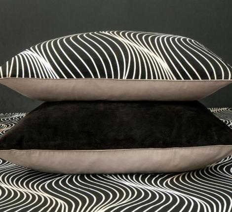 Постельное белье с одеялом "Kazanov.A." Байрон (трюфель) Велюр/Egypt Cotton, 1,5 спальный