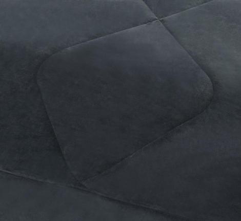 Постельное белье с одеялом "Sofi de Marko" Энрике (черный) Велюр, 1,5 спальный