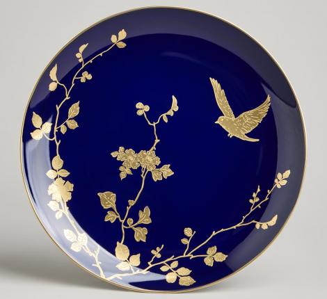 Тарелка закусочная "GOLDEN BIRDS" 419-139, диаметр 22 см