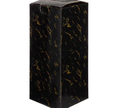 Набор кружек на металлической подставке 4 штуки "FANTASY", 300 мл (чёрный)