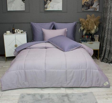 Постельное белье с одеялом "Kazanov.A." Шеффилд (пыльная орхидея латте) Сатин, Евро