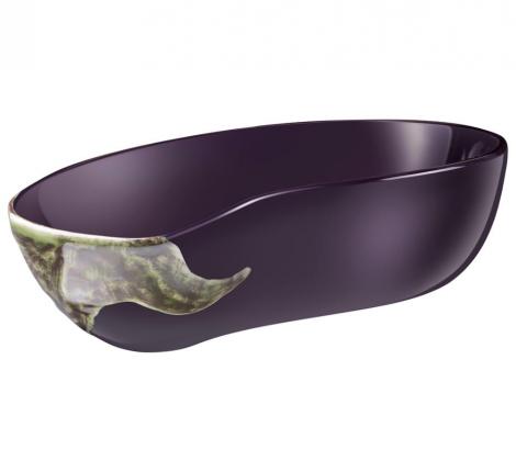 Блюдо для запекания с крышкой "БАКЛАЖАН", 520 мл