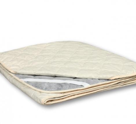 НШМР-200  Наматрацник с резинкой &quot;Шерсть-Микрофибра&quot; 200х200