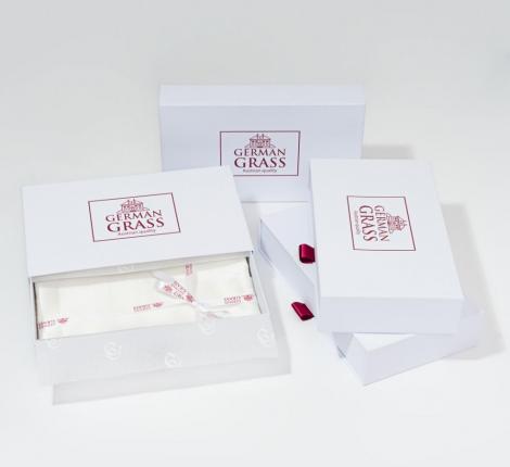 Наволочка "CREAMY WHITE GRASS" Шёлк, 50х70 (1шт.)