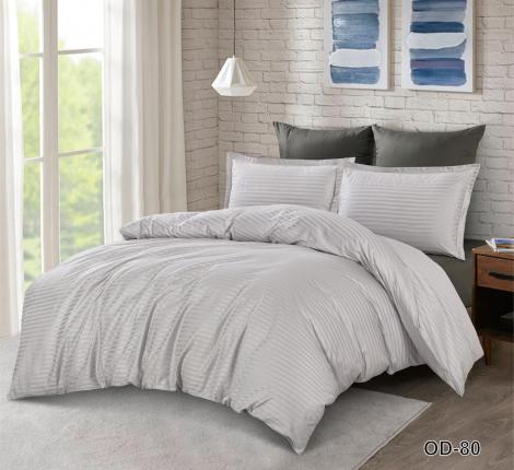 Постельное белье "Valtery" OD-80 Страйп Сатин, Семейный