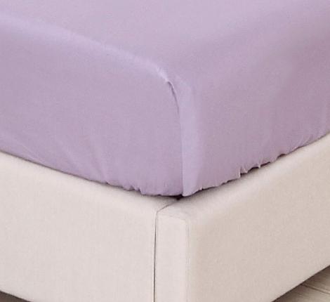 Простыня на резинке "Sofi de Marko" Марми (лиловый) Сатин, 180х200х30
