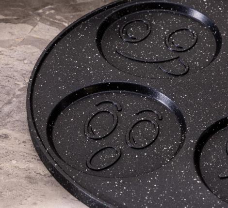 Сковорода для оладий AGNESS "СМАЙЛ" 932-015, диаметр 26,5 см