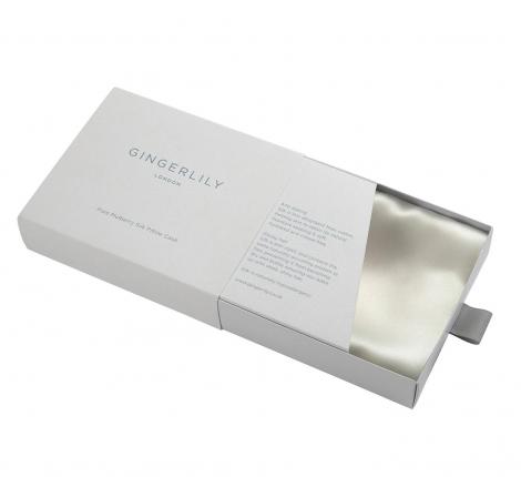 Наволочка шёлковая "Gingerlily" BEATY BOX ivory (слоновая кость), 50х70