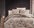 Постельное бельё Ecosse Ranforce "VERONICA" кофейный, Евро