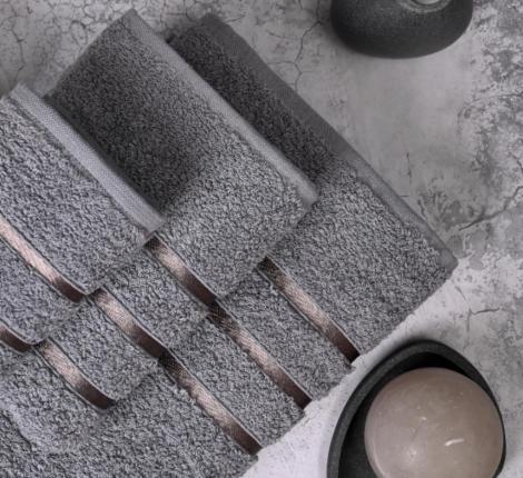 Полотенце махровое AMBIELLA "SPA" 30x50, серый