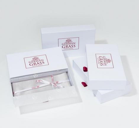 Наволочка "SILVERY GREY GRASS" Шёлк, 50х70 (1шт.)