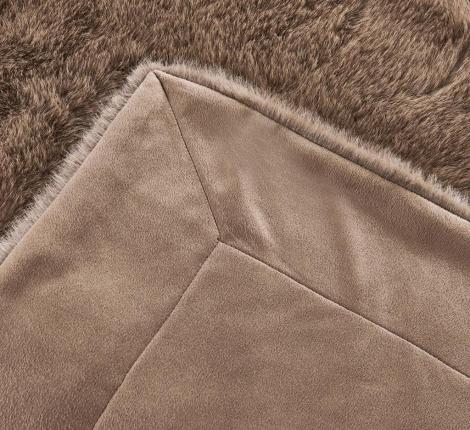 Плед "Sofi de Marko" Филиция (кофейный) Искусственный мех, 160х220