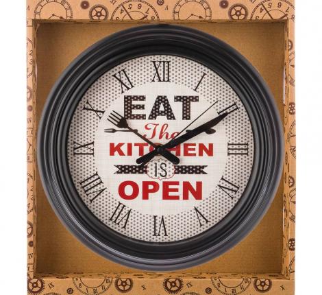 Часы настенные кварцевые "CHEF KITCHEN", диаметр 31 см
