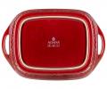 Форма для запекания с крышкой "AGNESS" REACTIVE RED, 2000 мл