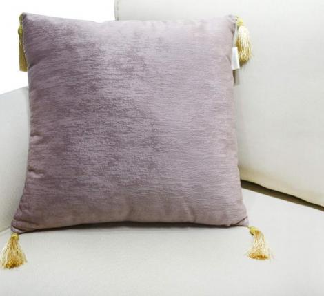 Наволочка декоративная "Sofi de Marko" Эстер (пепел роза) Жаккард, 45х45