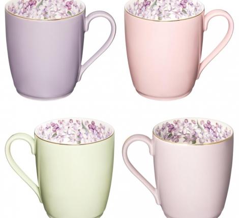 Набор кружек 4 шт. "LILAC" 760-796-1, 300 мл