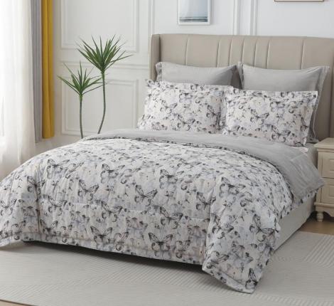 Постельное белье с одеялом "Sofi de Marko" Ренато №21 Велюр/Сатин, Евро