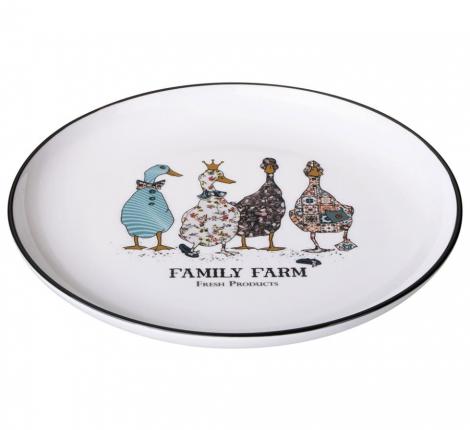 Тарелка закусочная "FAMILY FARM", диаметр 20 см
