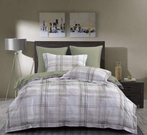 Постельное белье "Asabella" 2336-6 Сатин, Евро