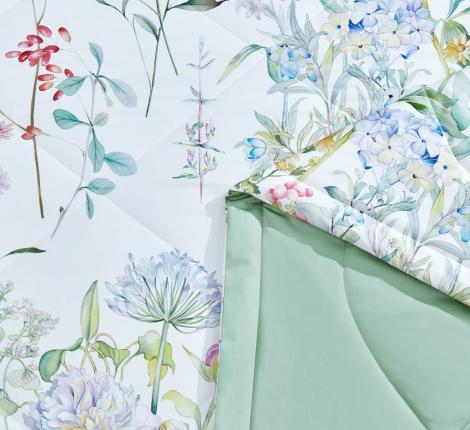 Постельное белье с одеялом "Asabella" 1380-2OSP Мако-Сатин, Семейный