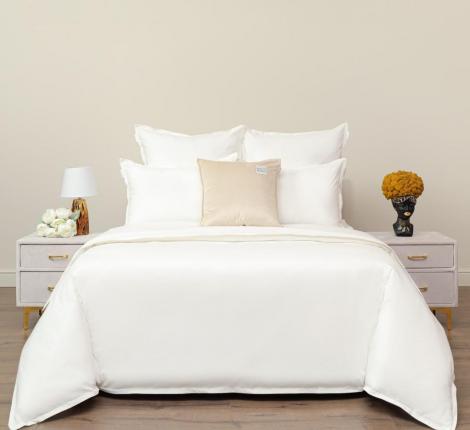 Постельное белье "Sofi de Marko" Саммер (белый) Варёный хлопок, Семейный