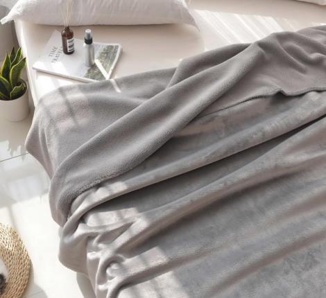 Плед "Sofi de Marko" София (серая1) Велсофт, 160х220