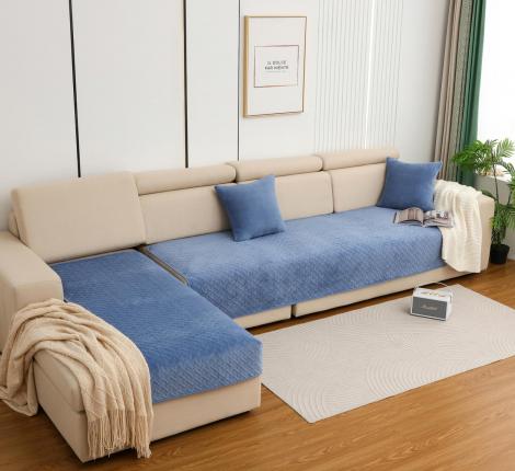 Комплект накидок на диван "Tango" Sofa 90x160 (1 шт.), 90x210 (1 шт.), голубой