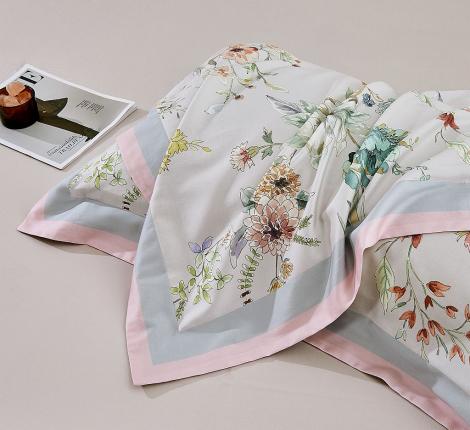 Постельное белье "Asabella" 2361-7 Фланель, Семейный