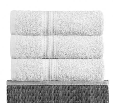 Полотенце махровое BAYRAMALY 70х140, Белый