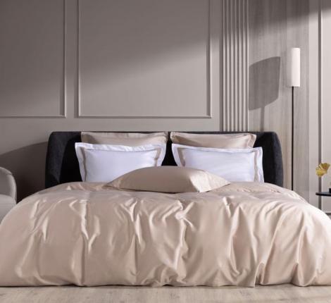 Наволочка с широкой отделкой "ALPINE NUDE PINK ALLURE GRASS" Мако-Сатин, 50х70 (2шт)