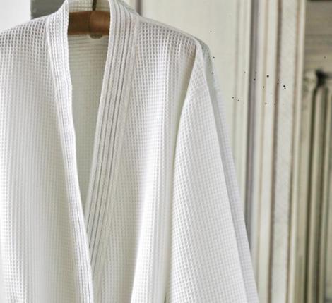 Халат вафельный "Blanc des Vosges" WAFFLE BLANC (белый), XL