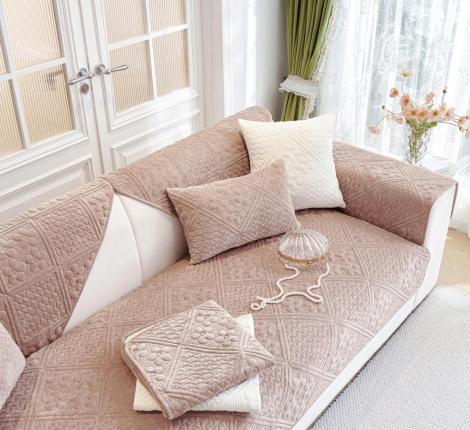 Накидка на диван Tango "Sofa" АБСТРАКЦИЯ 90x160 (1 шт.), 90x210 (1 шт.), мокко