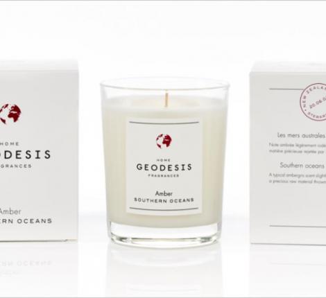 Свеча ароматическая "Geodesis" Amber, 180 грамм