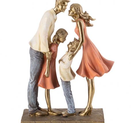 Статуэтка "СЕМЬЯ" серия "ФЬЮЖН", 19,5*8*25 см