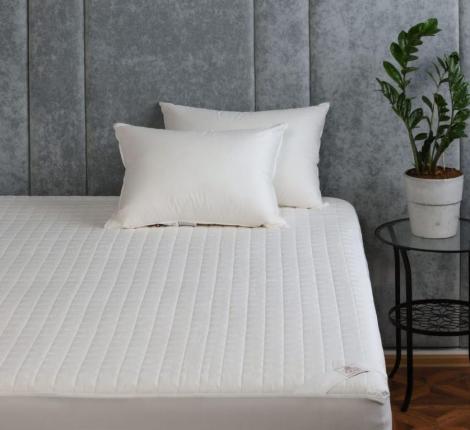 Наматрасник с сетчатой юбкой "COTTON WASH GRASS" Сатин, 160x200x40