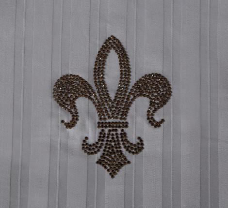 Постельное белье "Kazanov.A." Stripe Royal (серебро) Страйп Сатин, 1,5 спальный