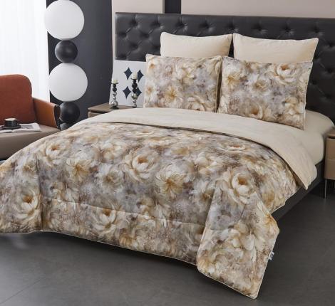 Постельное белье с одеялом "Sofi de Marko" Рикардо №2 Велюр/Сатин, Евро