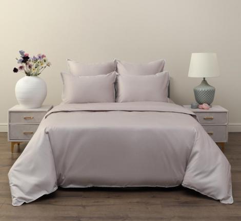 Постельное белье "Sofi de Marko" Милла (серо-лиловая) Сатин, Евро