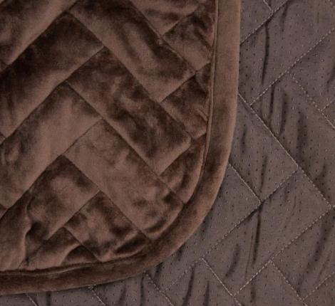 Накидка на диван "Karteks" 90х210 Паркет, коричневый