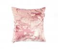 Наволочка декоративная "Sofi de Marko" Мрамор (пепел роза) Велюр, 45х45