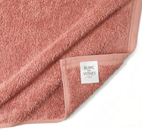 Полотенце махровое "Blanc des Vosges" UNI HIBISCUS (розовый), 100х150 