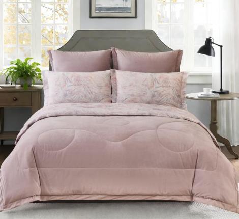 Постельное белье с одеялом "Sofi de Marko" Ренато №36 Велюр/Сатин, Евро