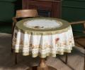 Скатерть круглая с пропиткой "ЗОЛОТАЯ КУРОЧКА", 145 см